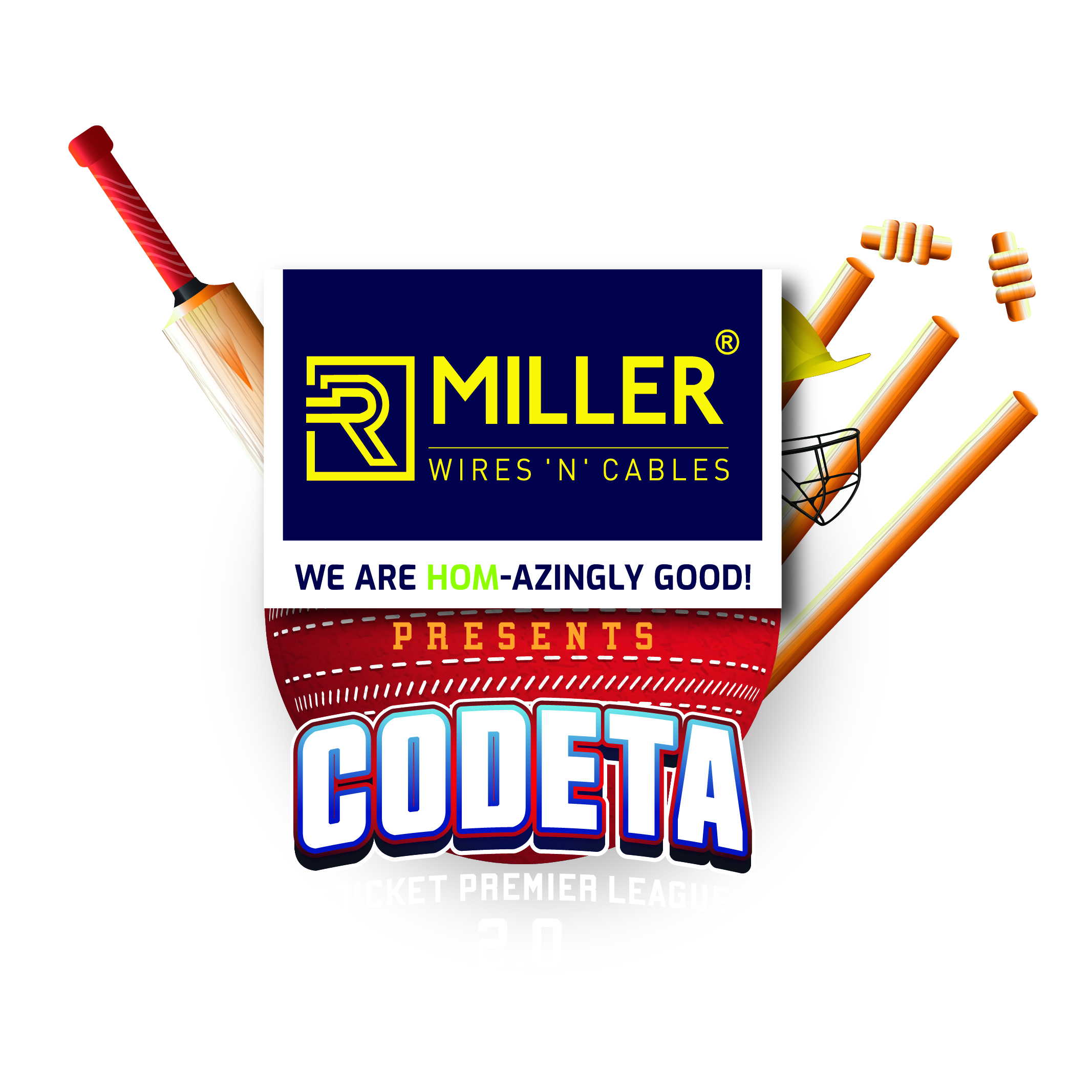 Logo with R miller white